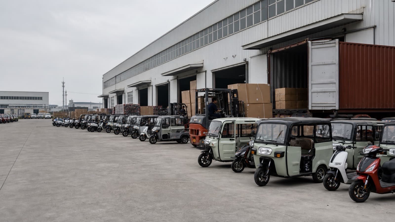 JYS factory loading, packing and delivery support visual